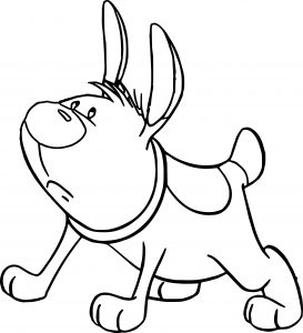 mulan dog Coloring Page