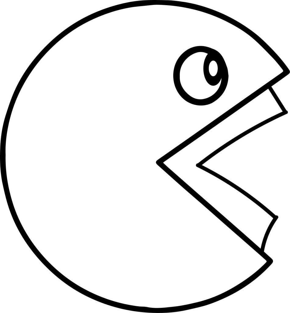 Super Mario Pacman Ghost Coloring Page | Wecoloringpage.com