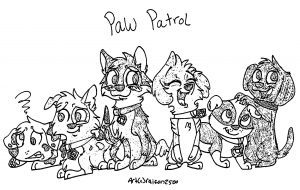 Paw Patrol Thebestbadnewz Ddgm Coloring Page