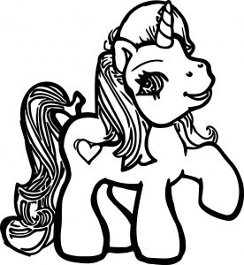 Pony Cartoon My Little Pony Coloring Page 07