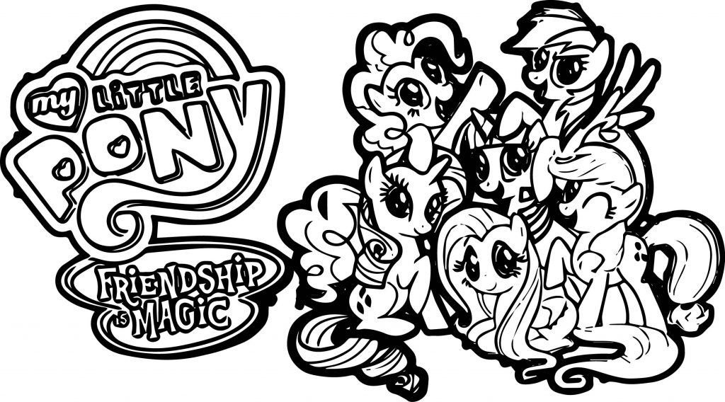Pony Cartoon My Little Pony We Coloring Page 05 - Wecoloringpage.com