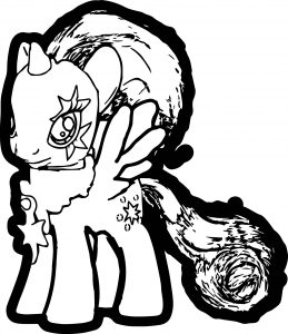 Pony Cartoon My Little Pony We Coloring Page 06