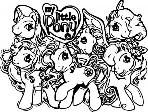 Pony Cartoon My Little Pony We Coloring Page 11