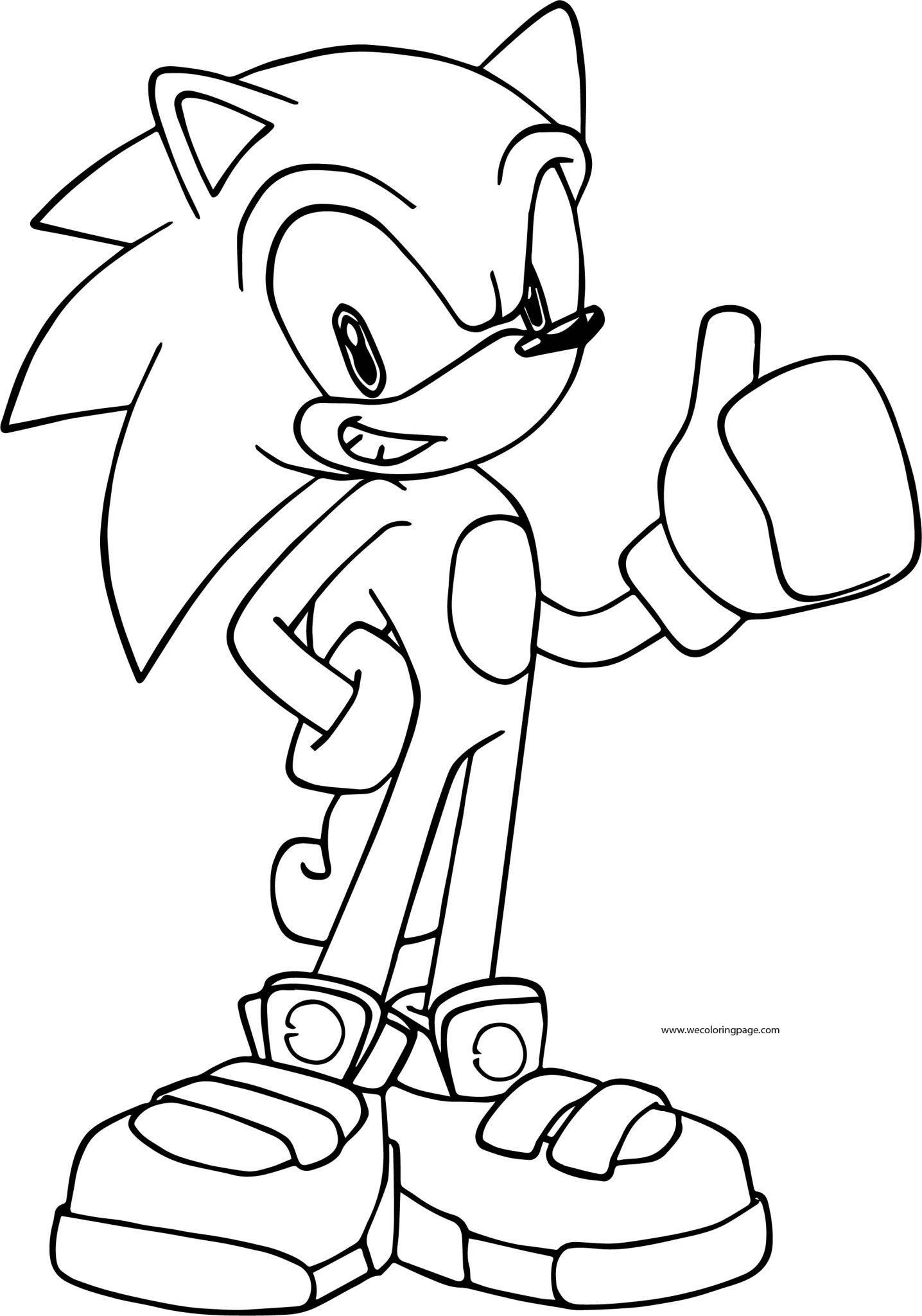 Sonic The Hedgehog Coloring Pages - Wecoloringpage.com