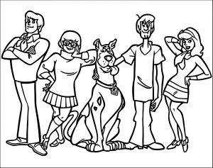 Free Scooby Doo Coloring Page WeColoringPage 031