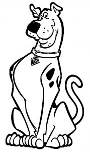 Free Scooby Doo Coloring Page WeColoringPage 070