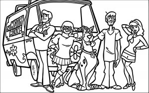 Free Scooby Doo Coloring Page WeColoringPage 101