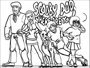 Free Scooby Doo Coloring Page WeColoringPage 175