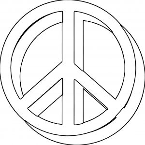 Peace Coloring Page 07