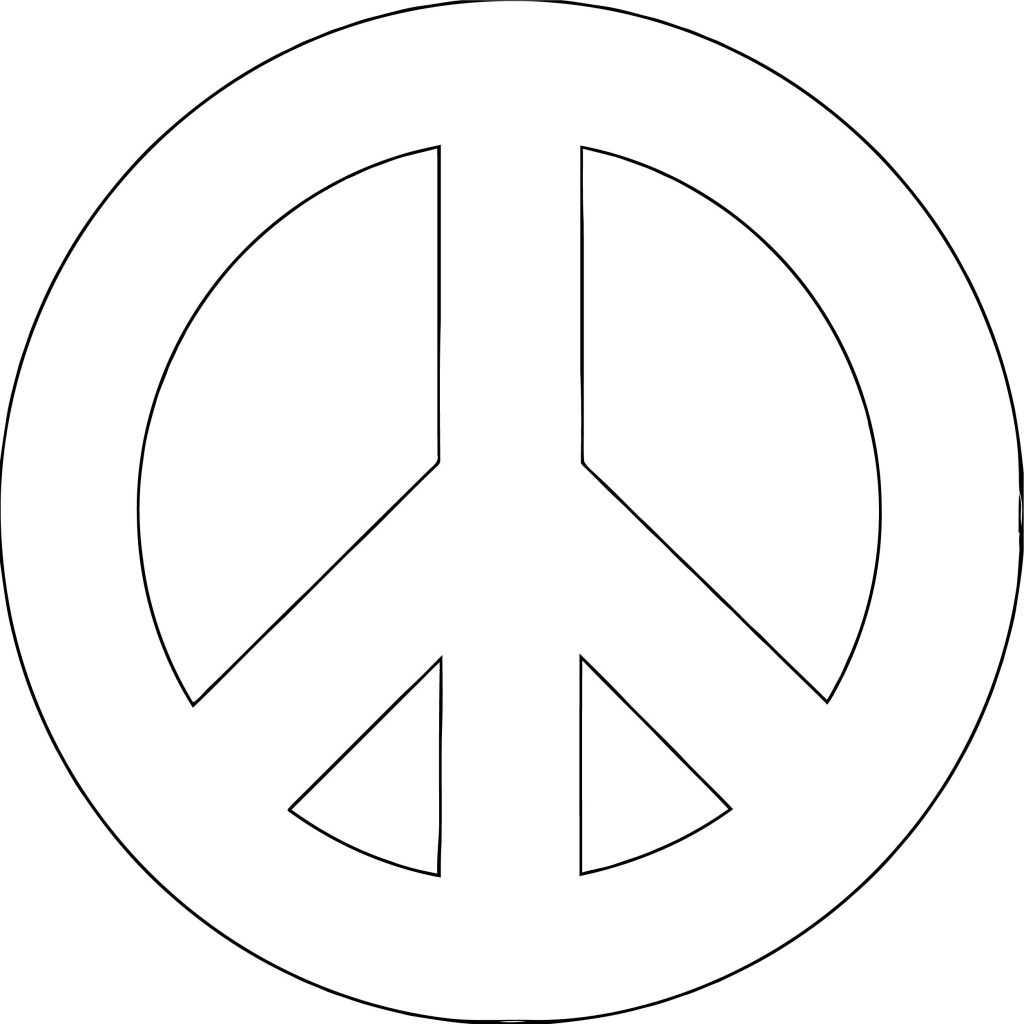 Peace Coloring Page 19 - Wecoloringpage.com