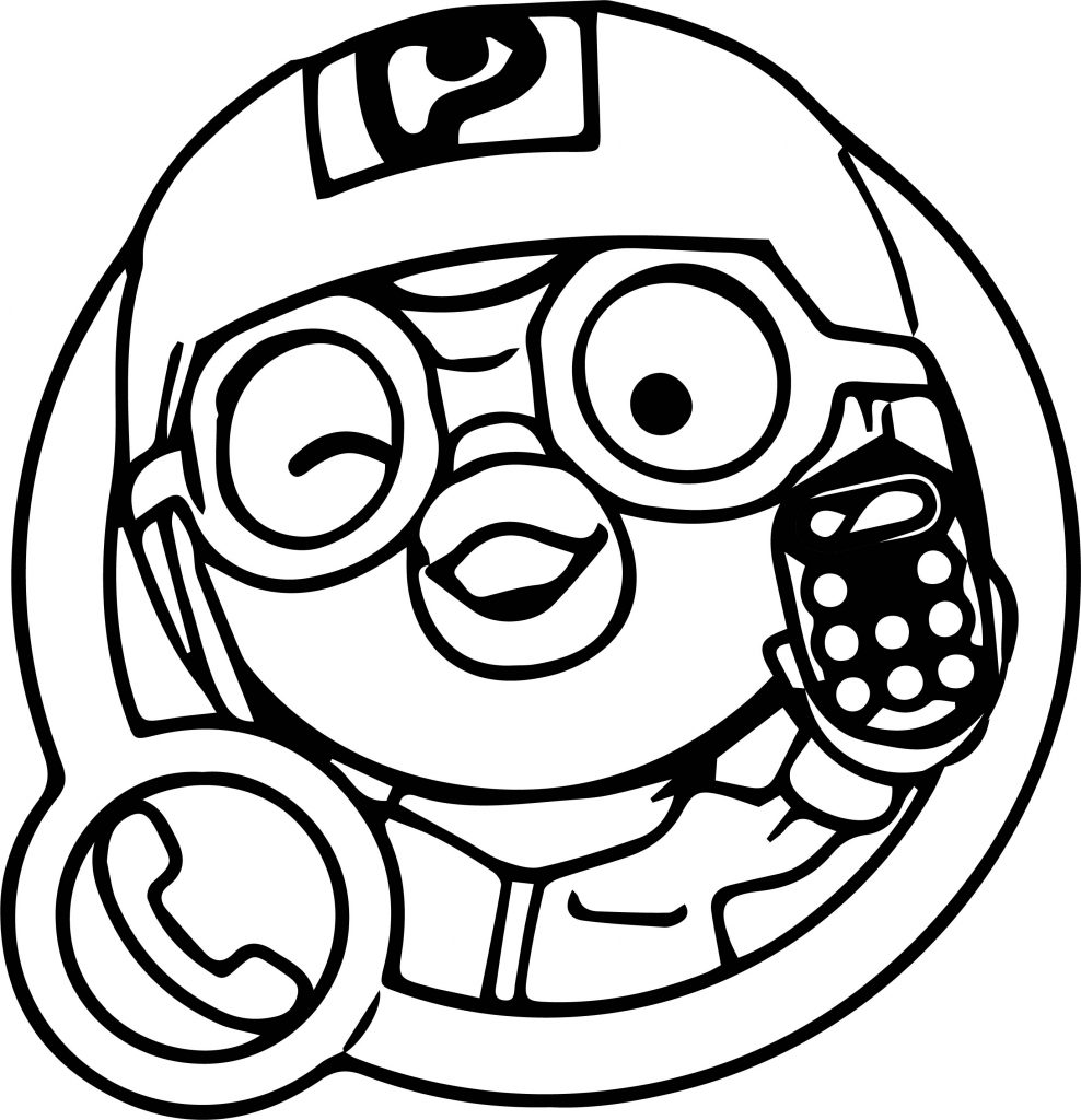 Pororo Talk Android Coloring Page - Wecoloringpage.com