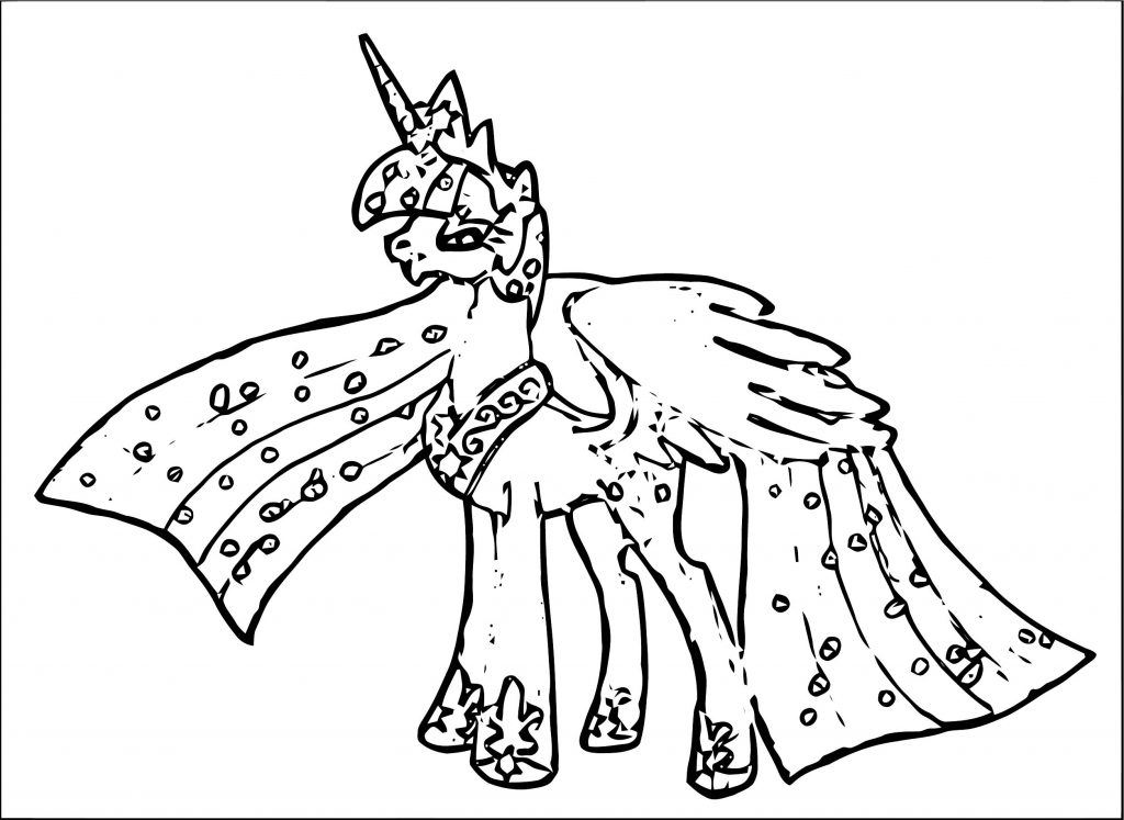 Princess Twilight Sparkle Coloring Page 039 - Wecoloringpage.com