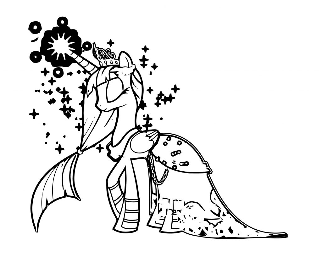 Princess Twilight Sparkle Coloring Page 095 - Wecoloringpage.com