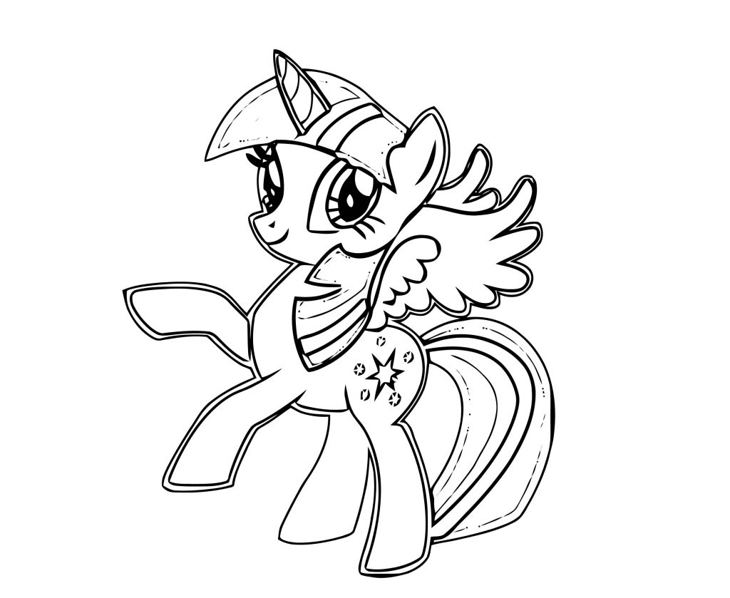 Princess Twilight Sparkle Coloring Page 158 - Wecoloringpage.com