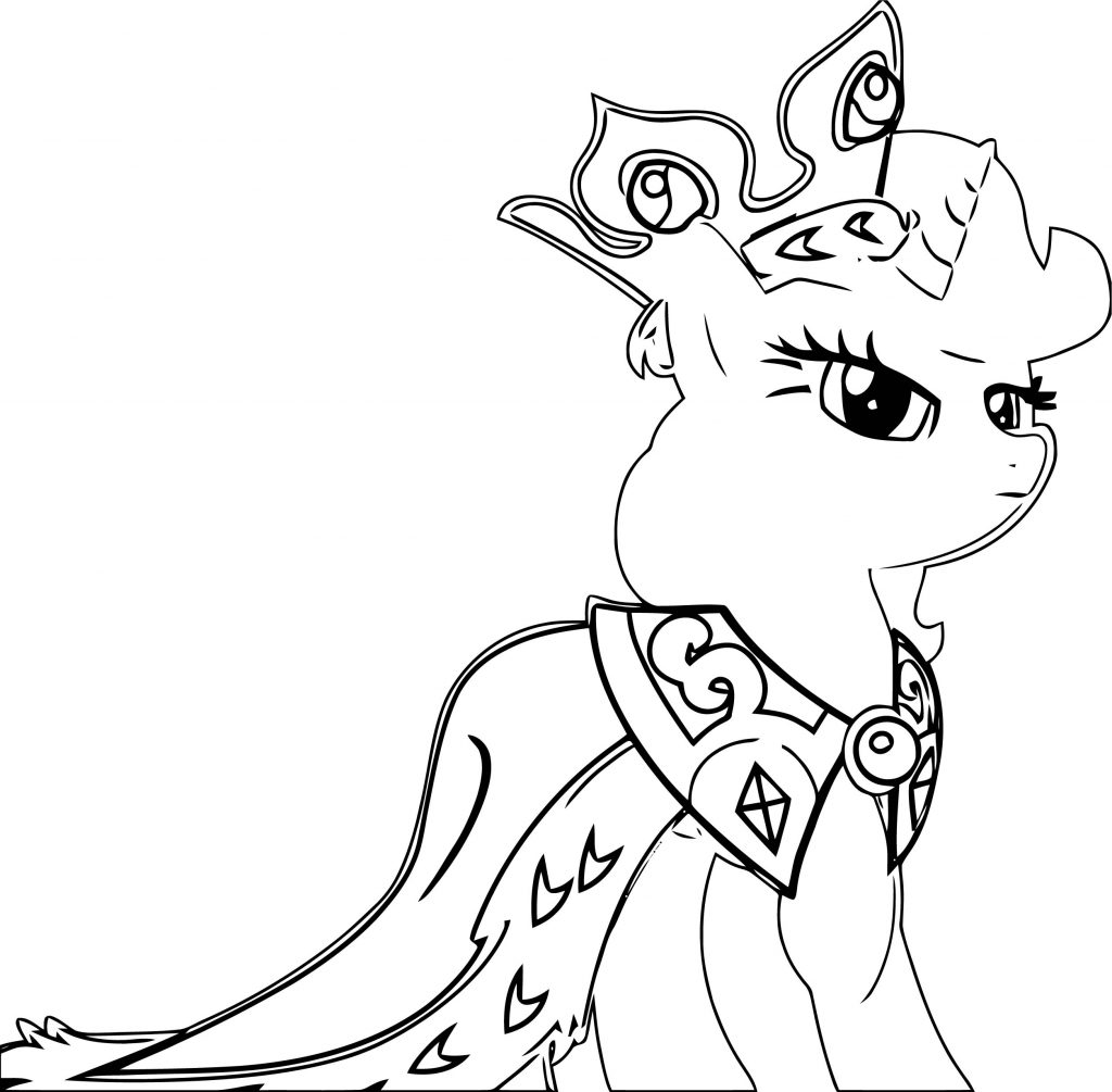 Princess Twilight Sparkle Coloring Page 250 - Wecoloringpage.com