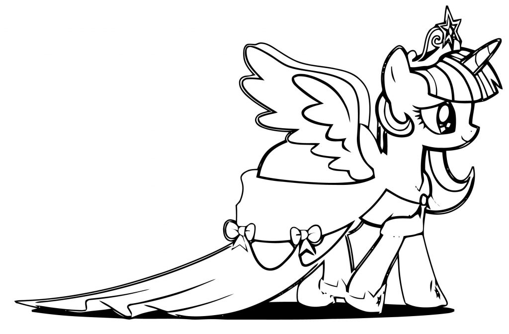 Princess Twilight Sparkle Coloring Page 311 - Wecoloringpage.com