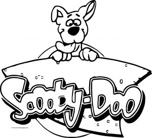 Scooby Doo Puppy Dog Coloring Page