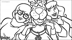 Velma And Daphne Scooby Doo Coloring Page