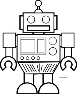 Robot Coloring Page WeColoringPage 57