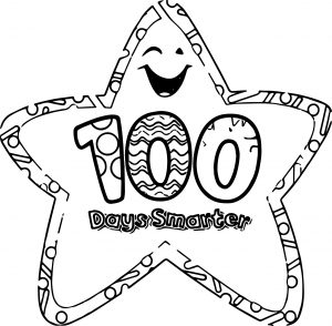 100 Days Of School Coloring Page 17