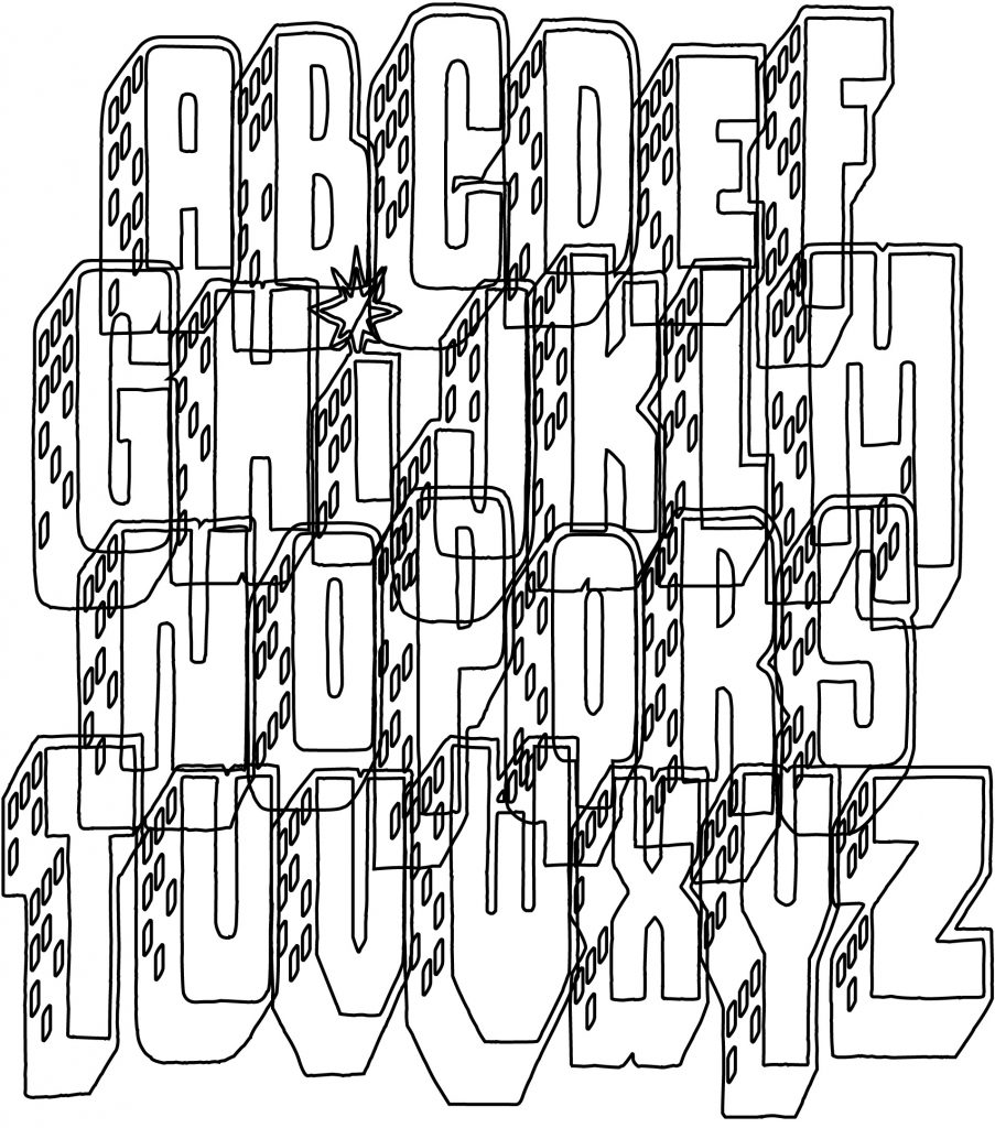 Abc Teach Coloring Page 102 - Wecoloringpage.com