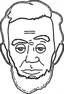 Abraham Lincoln President Abe Coloring Page WeColoringPage 01