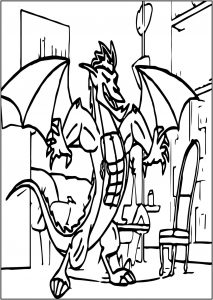 American Dragon Jake Long Power Free A4 Printable Coloring Page