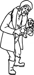 Amos And Dog Coloring Page