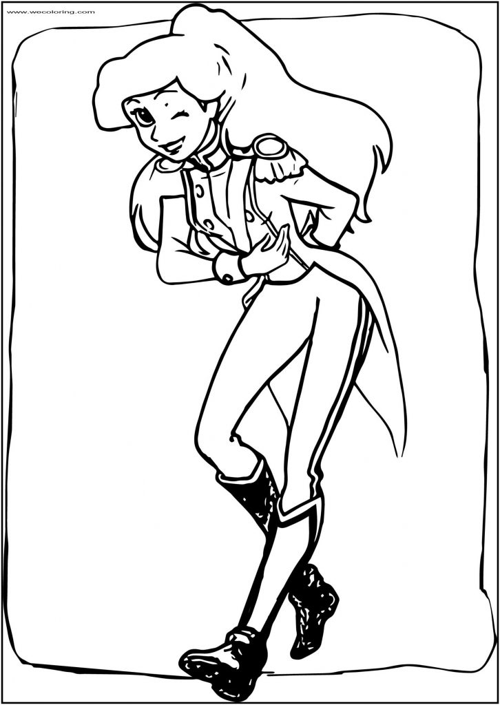 Ariel Mermaid Hi Free Printable Coloring Page - Wecoloringpage.com