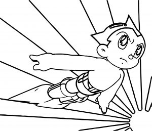 Astro Boy Coloring Page 123