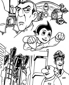 Astro Boy Coloring Page 142