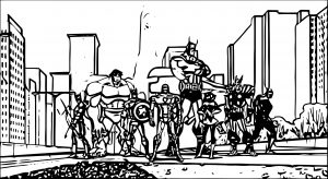 Avengers Coloring Page 056