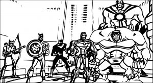 Avengers Coloring Page 104