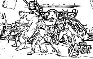 Avengers Coloring Page 183