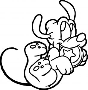 Baby Pluto Coloring Page  119