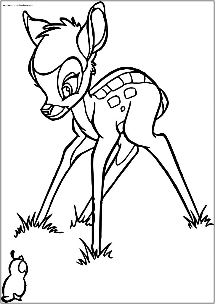 Bambi Chicken Free Printable Coloring Pages - Wecoloringpage.com