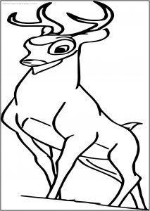 Bambi Grown Free Printable Coloring Pages