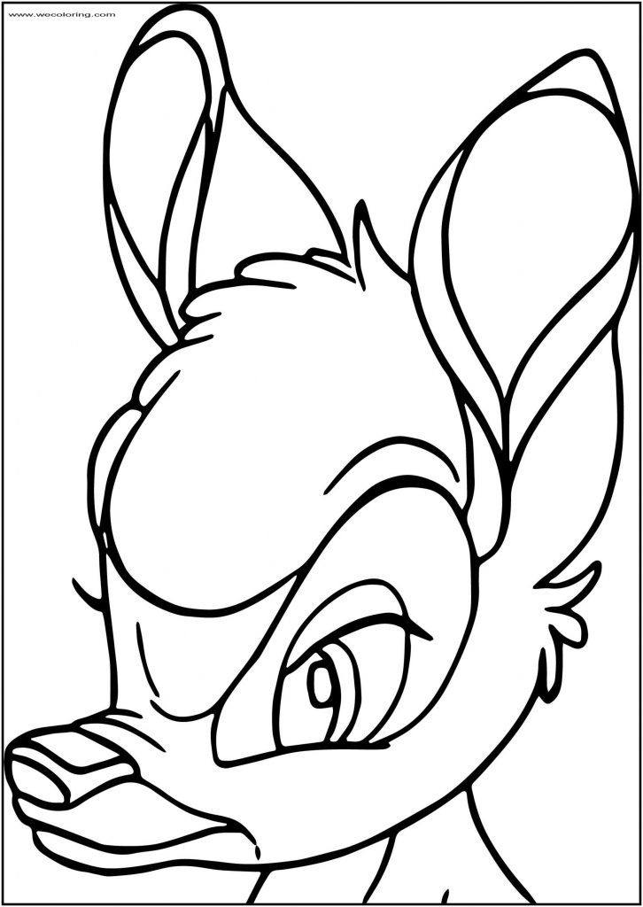 Bambi Very Angry Free Printable Coloring Pages - Wecoloringpage.com