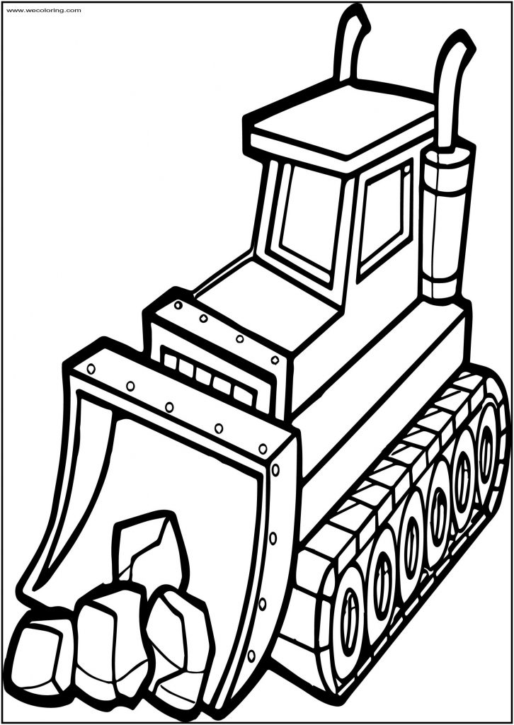 Best Stone Shovel Bulldozer Coloring Page Truck Coloring Pages | The ...