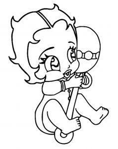 Betty Boop We Coloring Page 068