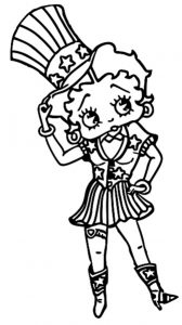 Betty Boop We Coloring Page 128