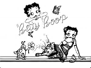 Betty Boop We Coloring Page 265