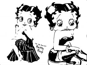 Betty Boop We Coloring Page 440