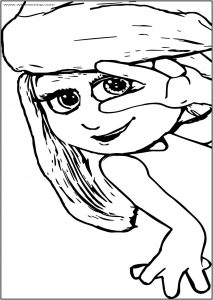 Britney Spears Smurfs Free Printable Coloring Page