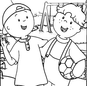 Caillou Coloring Page WeColoringPage 152