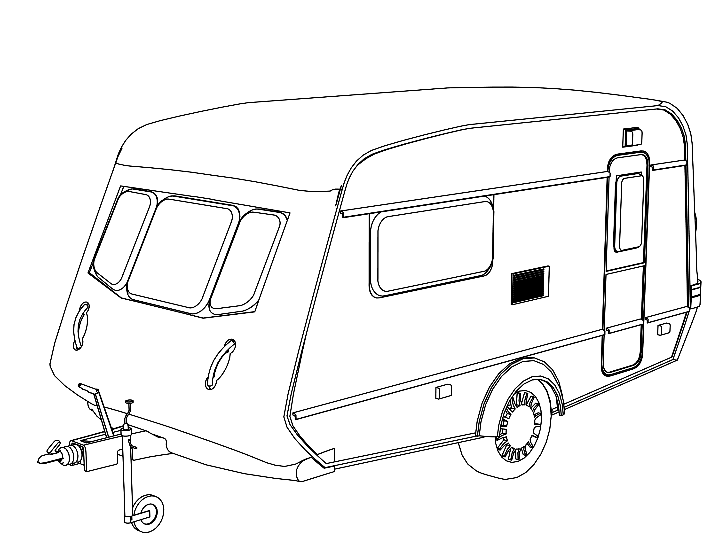 Camper 1 Coloring Page