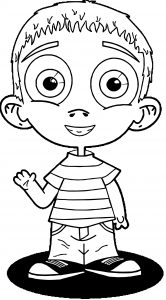 Child Clip Art 169 Kids We Coloring Page