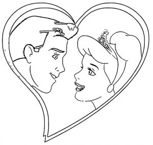 Cinderella And Prince Charming Coloring Pages 16