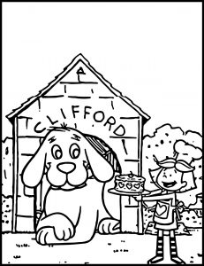 Clifford The Big Red Dog Coloring Page 10