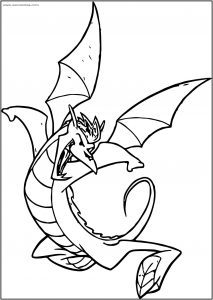 Color In Jake American Dragon Jake Long Free A4 Printable Coloring Page
